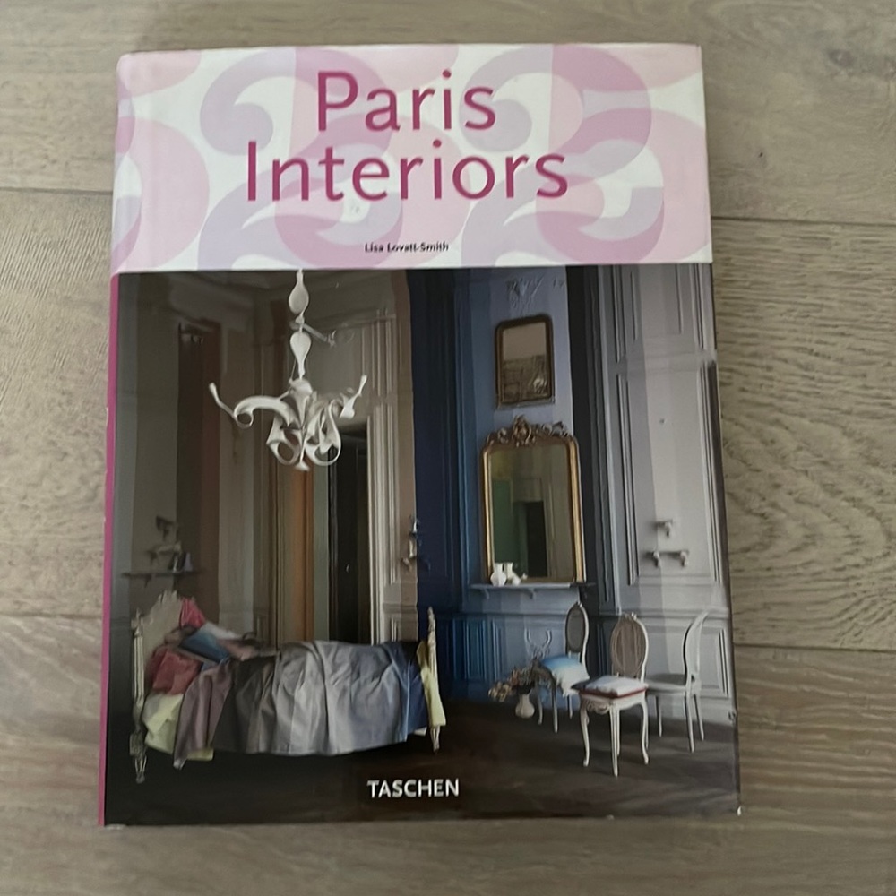 Taschen paris interiors coffee table book